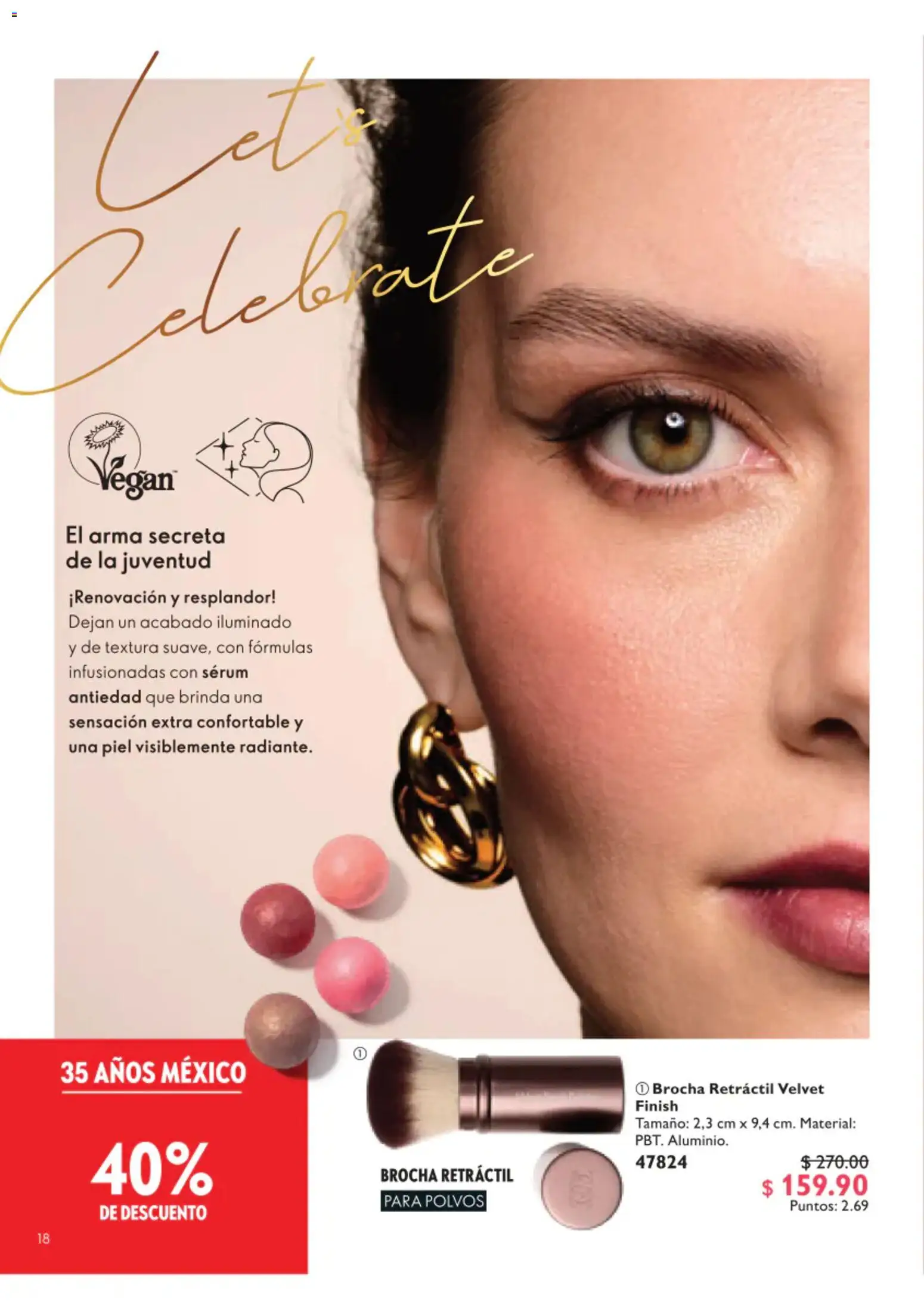 Nuevas ofertas de Oriflame válidas en toda la República Mexicana desde el 01/08/2026. ¡Encuentra las mejores ofertas en Oriflame campaña 11 2026! | Página: 18 | Productos: Serum