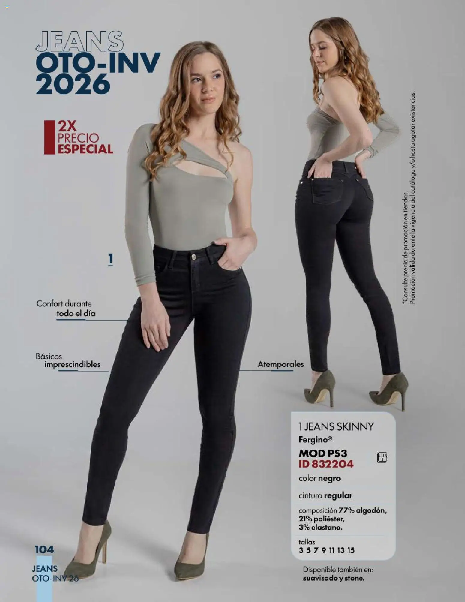 Nuevas ofertas de Price Shoes válidas en toda la República Mexicana desde el 03/08/2026. ¡Encuentra las mejores ofertas en Price Shoes catálogo Jeans! | Página: 104