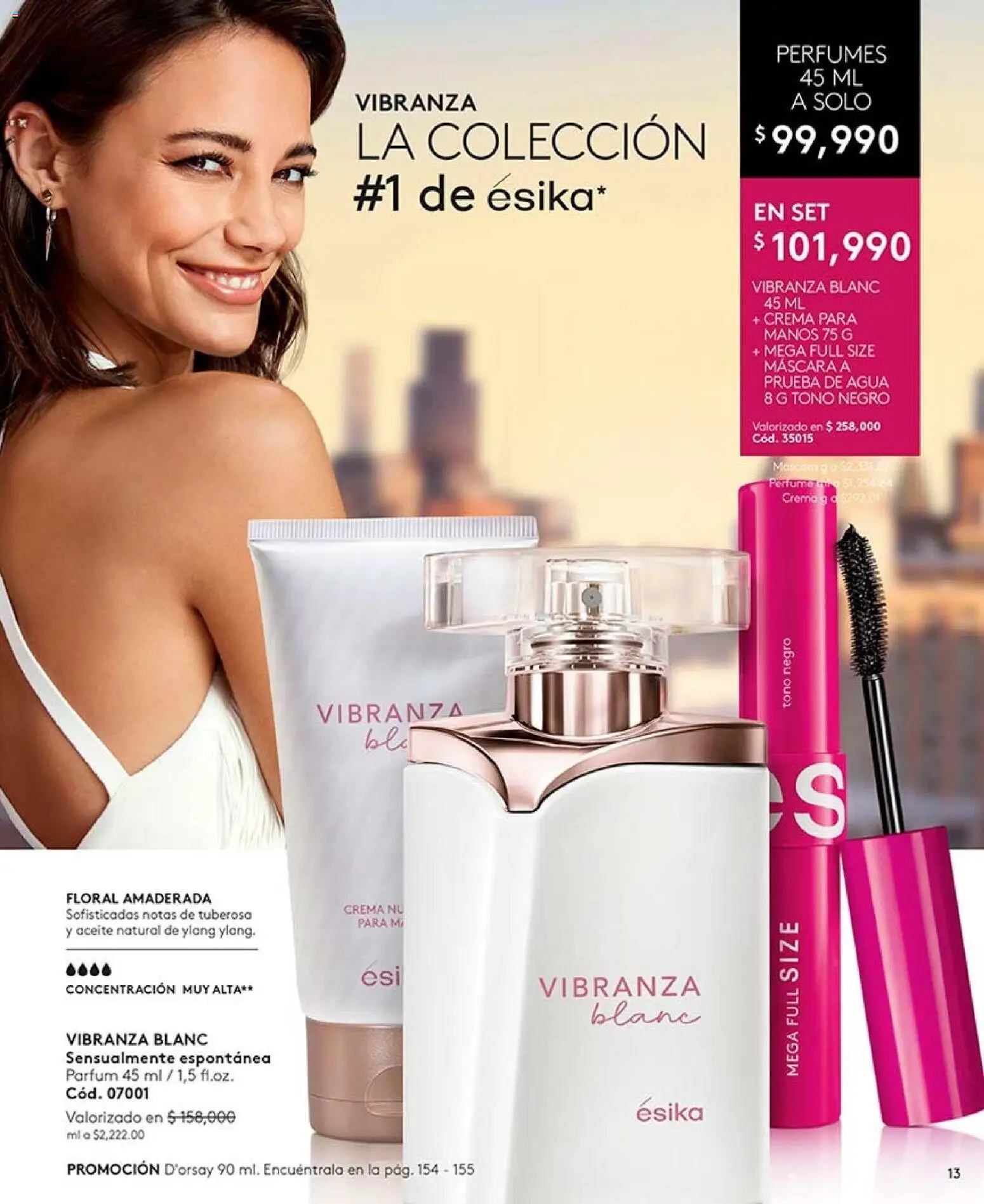 Ésika revista - valida desde el 07/08/2026 | Página: 13 | Productos: Perfumes, Perfume, Máscara, Aceite