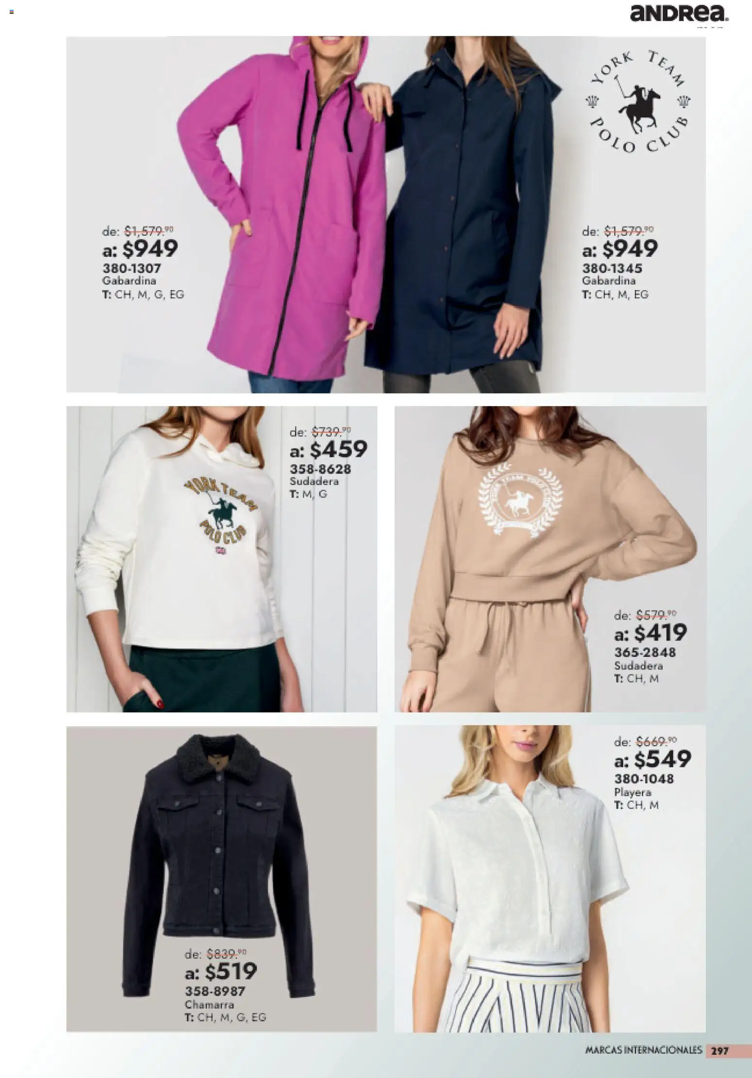 Nuevas ofertas de Andrea válidas en toda la República Mexicana desde el 26/07/2026. ¡Encuentra las mejores ofertas en Andrea catálogo Outlet! | Página: 297