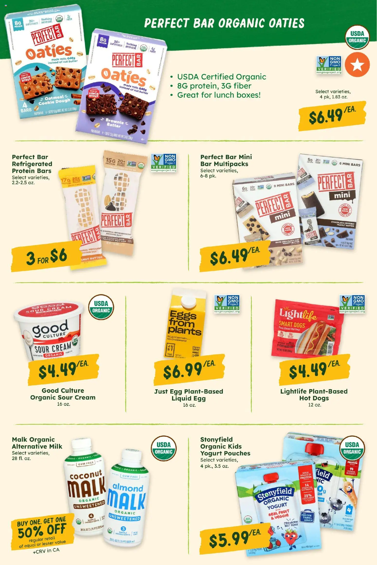 Sprouts Monthly Ad - valid from 07/29/2026 | Page: 27 | Products: Butter, Sour cream, Chocolate Chip, Hot Dogs