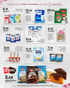 Mercadão Atacadista ofertas Semanal - Pré-Visualização do folheto da loja Mercadão Atacadista, válido de 05.05.2026 | Página: 8 | Produtos: Farinha de trigo, Cálcio, Doce de leite, Mistura para bolo