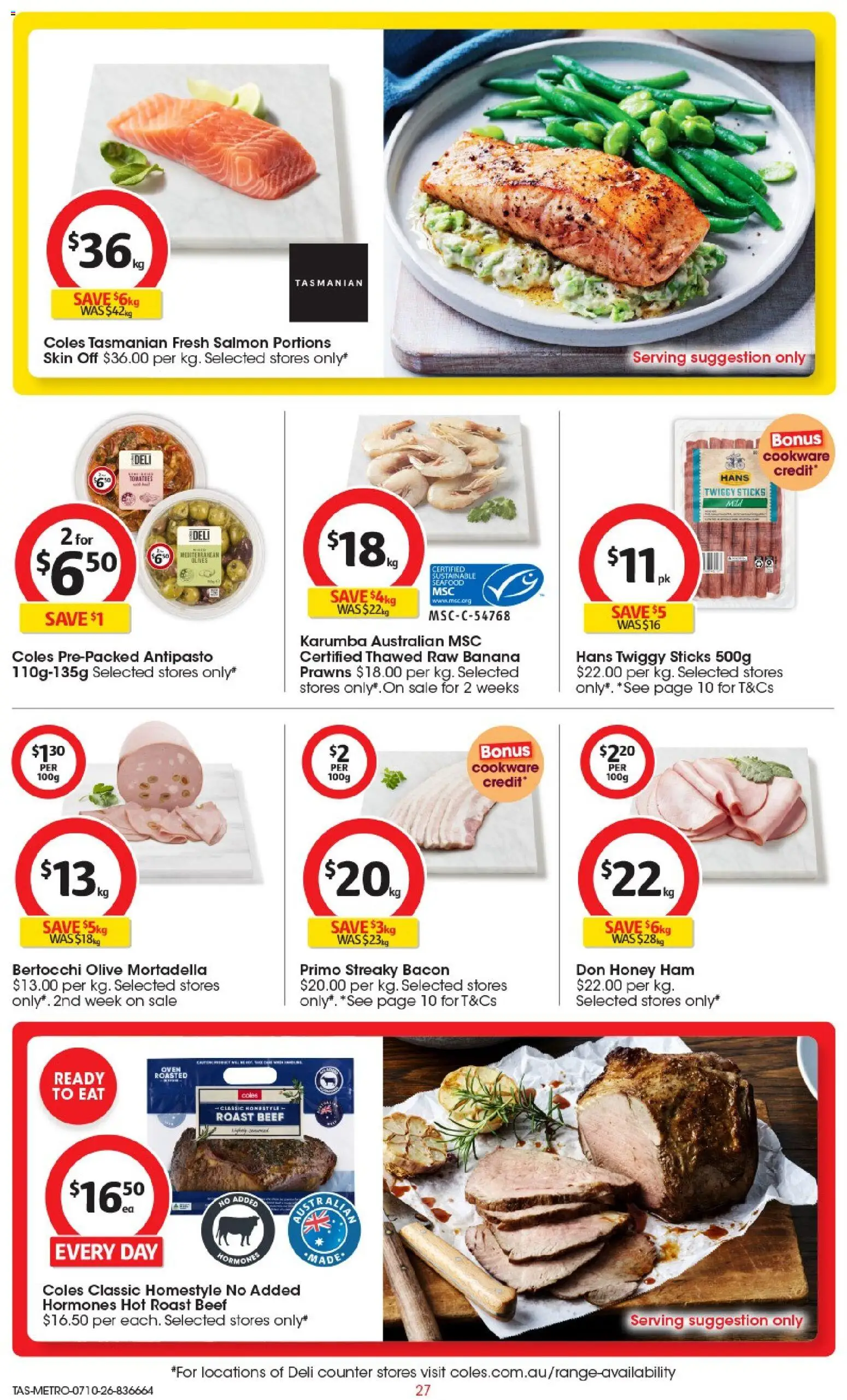 Coles catalogue - valid from 07/10/2026 | Page: 27