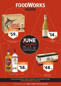 Preview of Foodworks catalogue VIC - valid from 24/06/2026 | Page: 13 | Products: Vodka, Wood, Scotch, Turkey