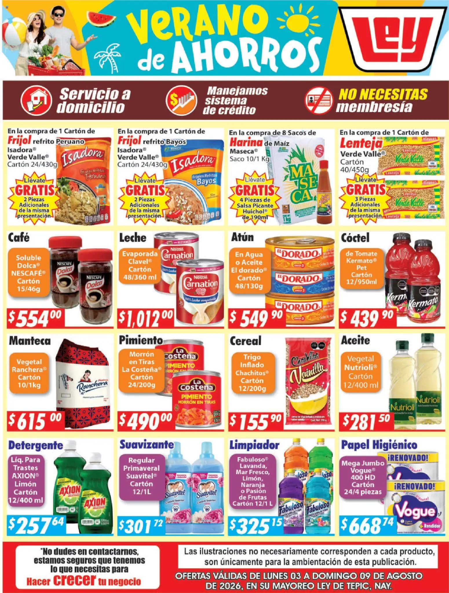 Nuevas ofertas de Casa Ley válidas en toda la República Mexicana desde el 03/08/2026. ¡Encuentra las mejores ofertas en Casa Ley folleto Tepic! | Página: 2