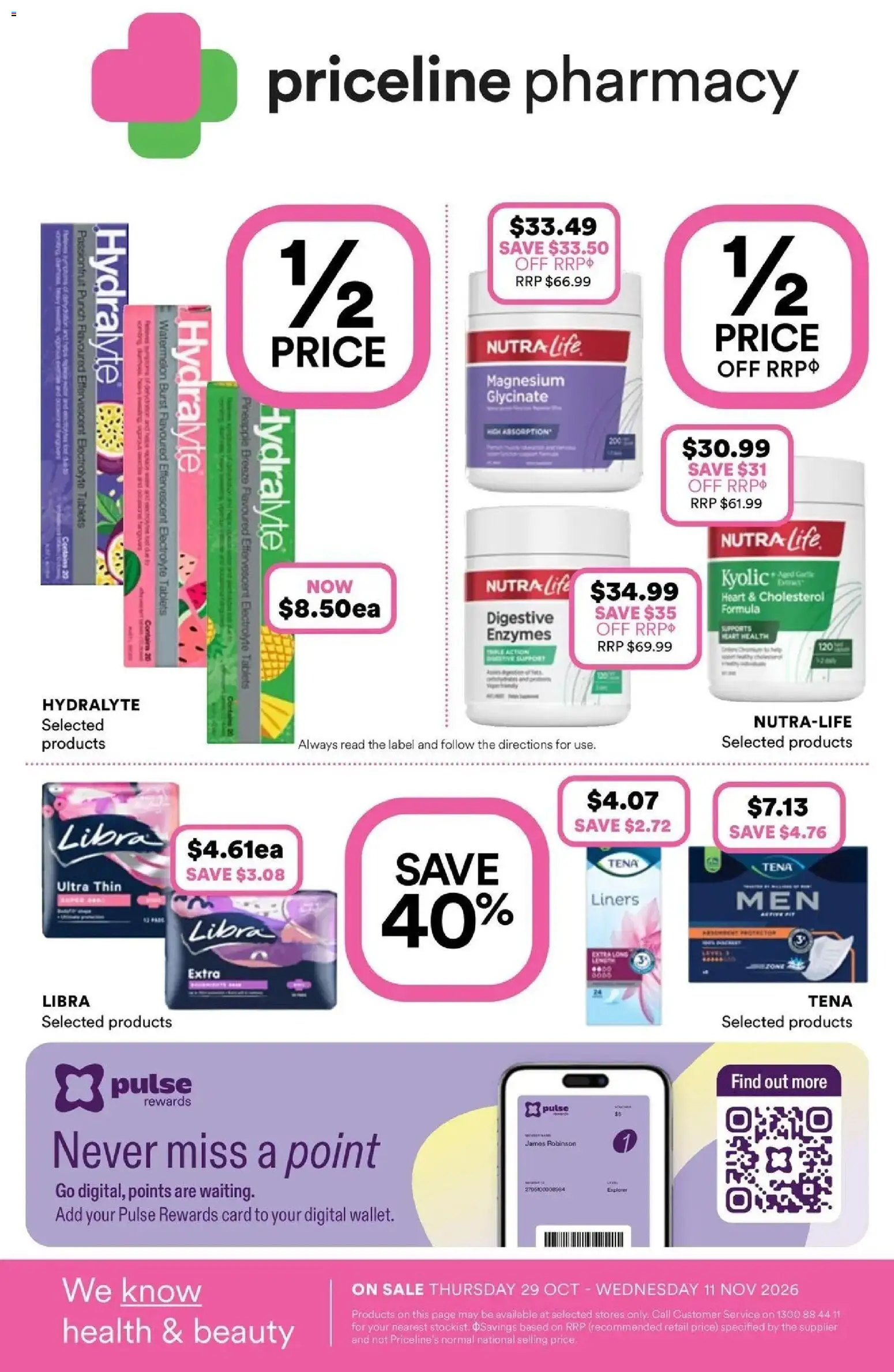 Priceline Pharmacy catalogue Melbourne - 29/10/2026 > weekly / monthly specials | Page: 32
