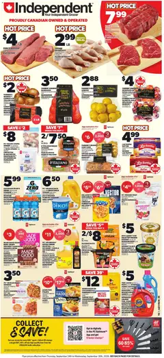Preview of Independent Grocer weekly flyer / circulaire from shop Independent Grocer valid from Sep 24, 2026