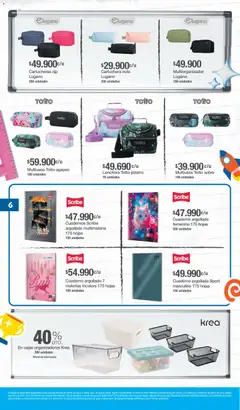 Jumbo Regresa a clase -  Vista previa de la revista de la tienda Jumbo valido desde el 25/07/2026 | Página: 6 | Productos: Sobre, Lonchera, Cuaderno