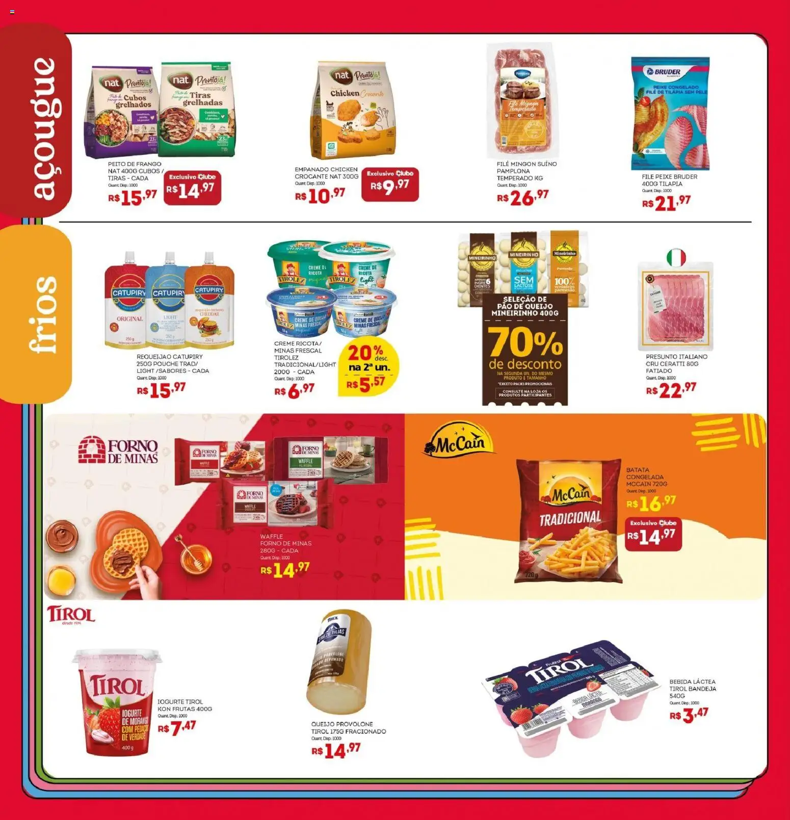 Bistek Supermercados Folheto - válido de 09/09/2026 | Página: 12 | Produtos: Pão, Catupiry, Creme, Requeijão
