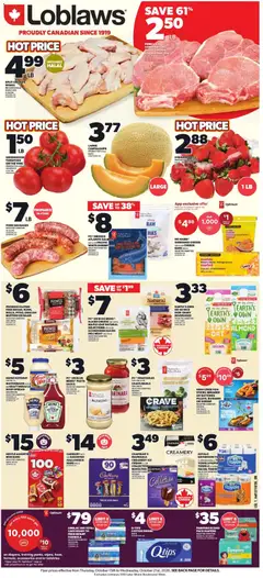 Preview of Loblaws weekly flyer / circulaire from shop Loblaws valid from Oct 15, 2026