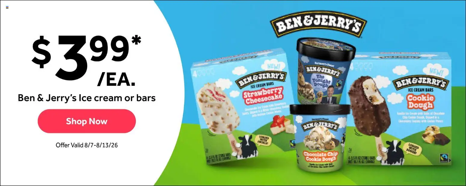 Stop & Shop Weekly Circular - CT - valid from 08/07/2026 | Page: 2 | Products: Cream, Ice, Cheesecake, Dough
