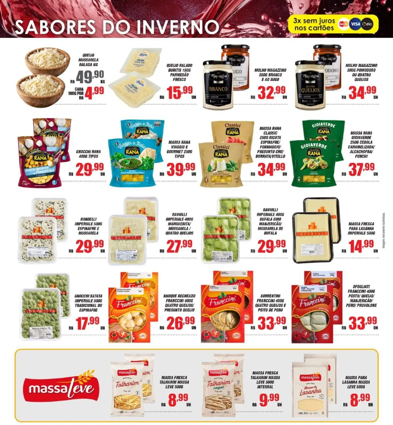 Violeta Supermercados Folheto - válido de 09.06.2026 | Página: 8 | Produtos: Talharim, Frigideira, Espinafre, Parmesão