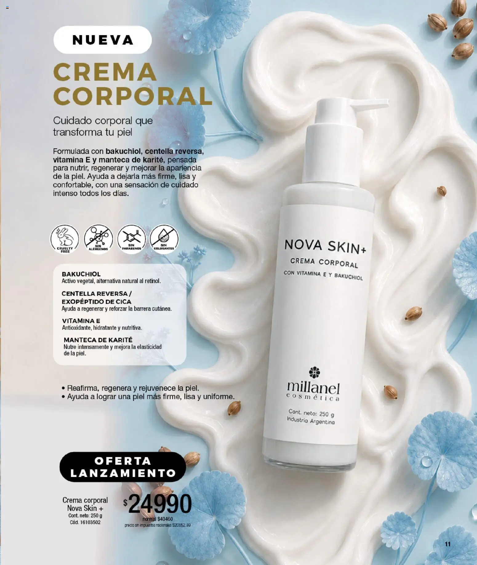 Millanel catálogo │ válido desde el 14/09/2026 | Página: 11 | Productos: Manteca de karité, Manteca, Crema