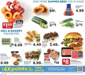 Preview of Food 4 Less weekly ads valid from 09/02/2026 | Page: 5 | Products: Peaches, Nectarines, Ground beef, Case