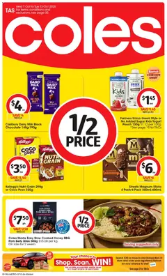 Preview of Coles catalogue TAS - valid from 07/10/2026