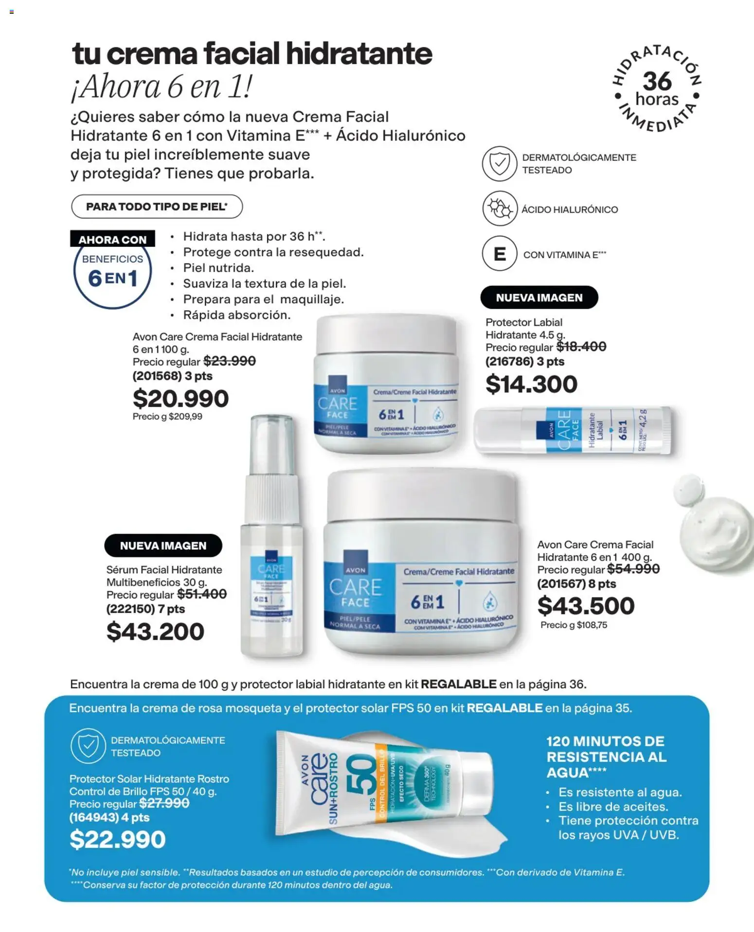 Avon revista - valida desde el 03/08/2026 | Página: 113 | Productos: Agua, Crema, Serum, Brillo