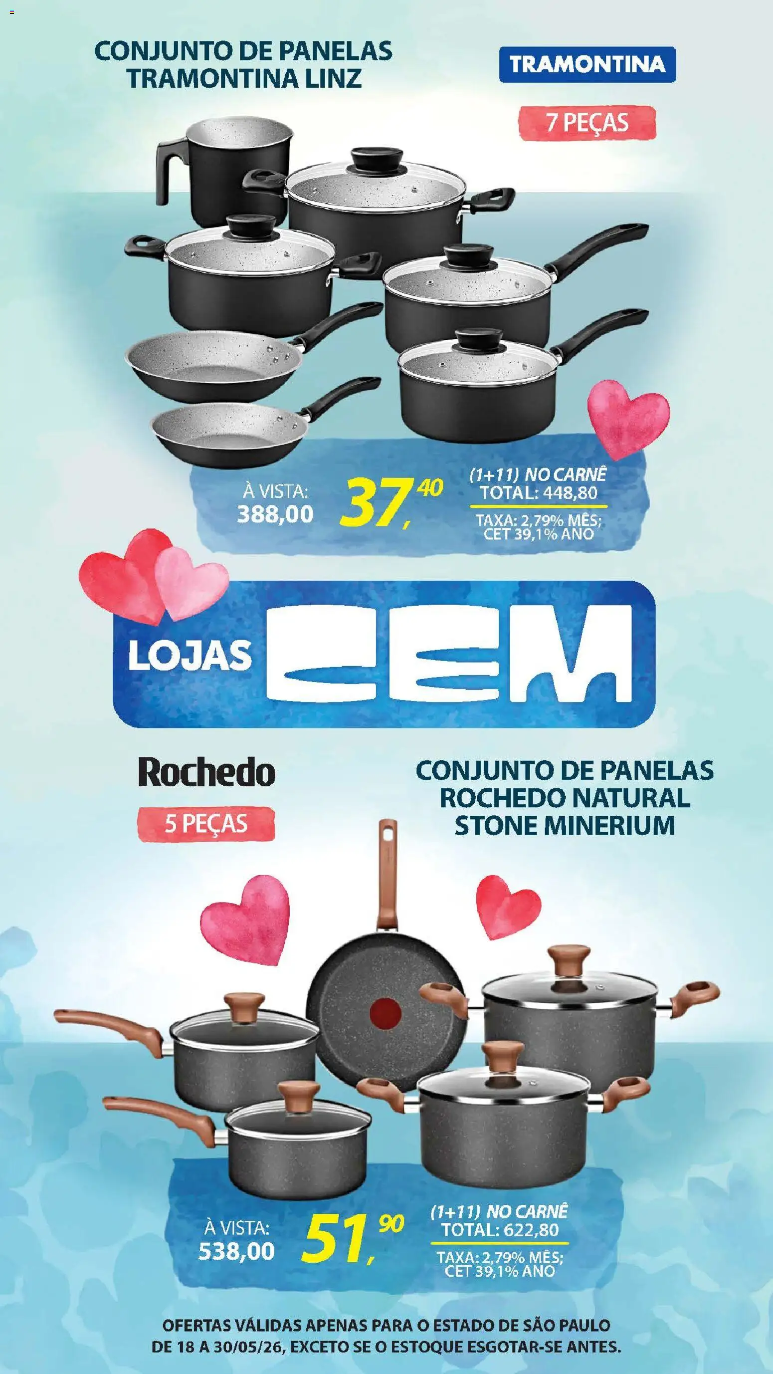 Lojas Cem - Ofertas atuais de 18/05/2026 ? Não perca as melhores promoções! | Brasil