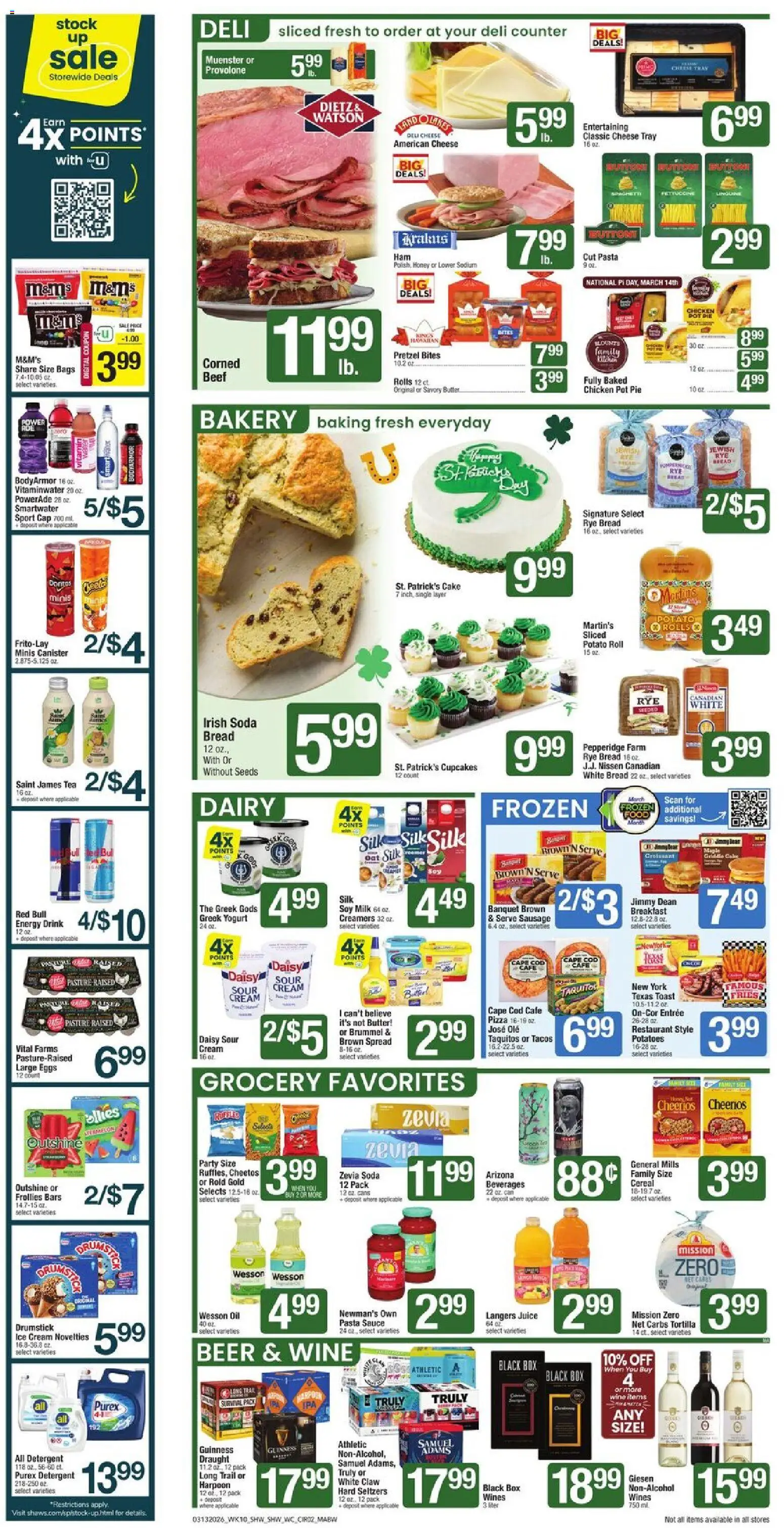 Shaw's Weekly Ad - MA - valid from 13.03.2026 | Page: 2 | Products: Box, Pasta, Water, Sauce
