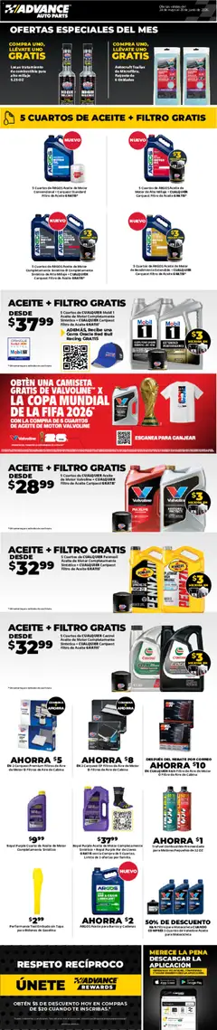 Preview of Advance Auto Parts weekly ads valid from 24.05.2026