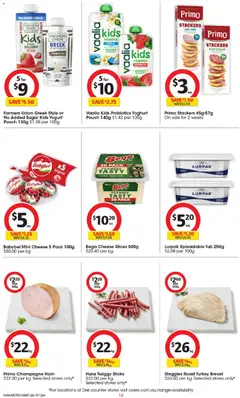 Preview of Coles catalogue - valid from 08/07/2026 | Page: 16 | Products: Cheese, Ham, Sugar, Turkey