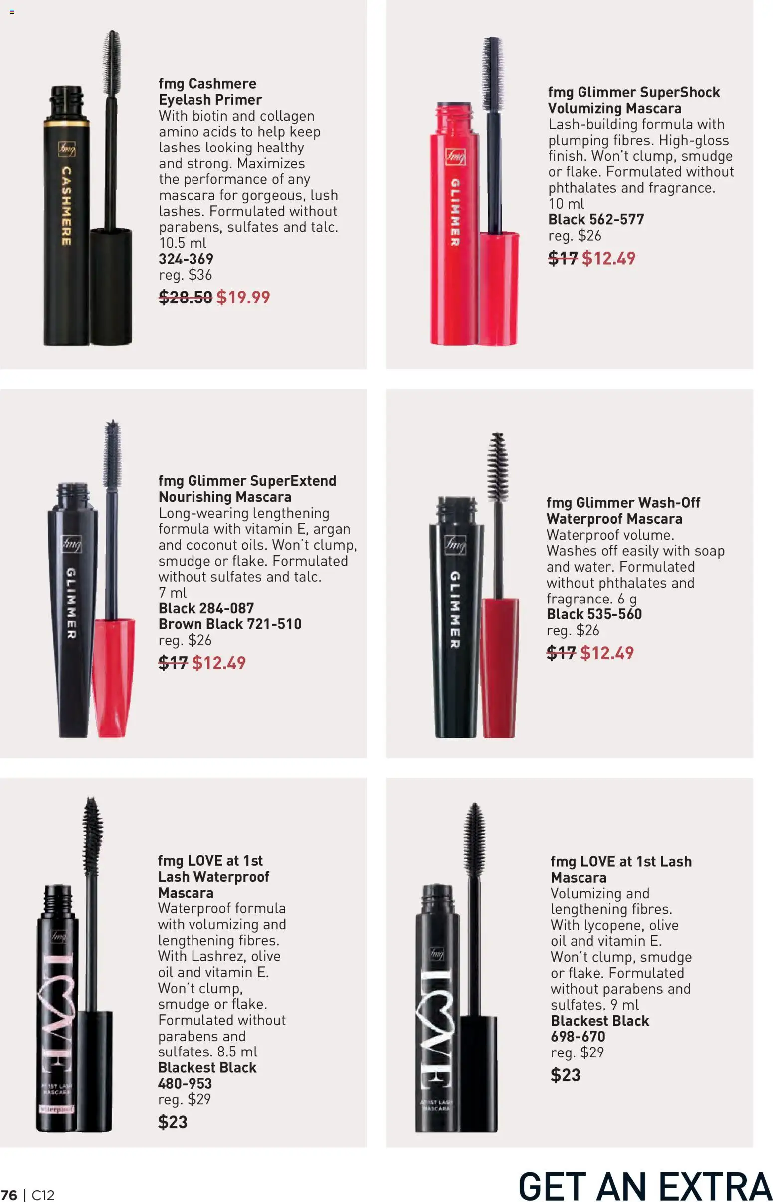 Avon flyer valid from 04.06.2026 | Page: 76 | Products: Mascara, Soap, Oil