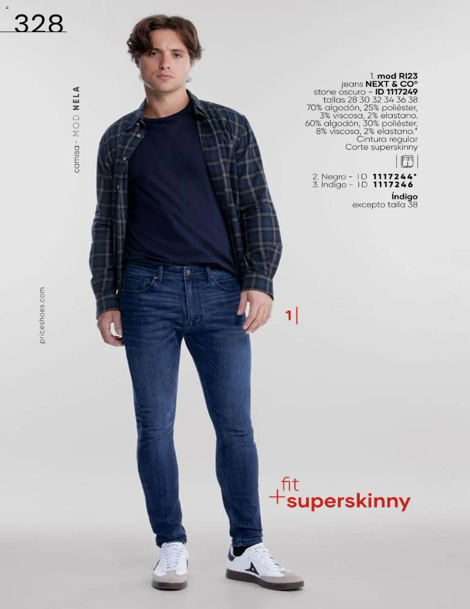 Nuevas ofertas de Price Shoes válidas en toda la República Mexicana desde el 16.06.2026. ¡Encuentra las mejores ofertas en Price Shoes catálogo Cierre de temporada! | Página: 328 | Productos: Camisa