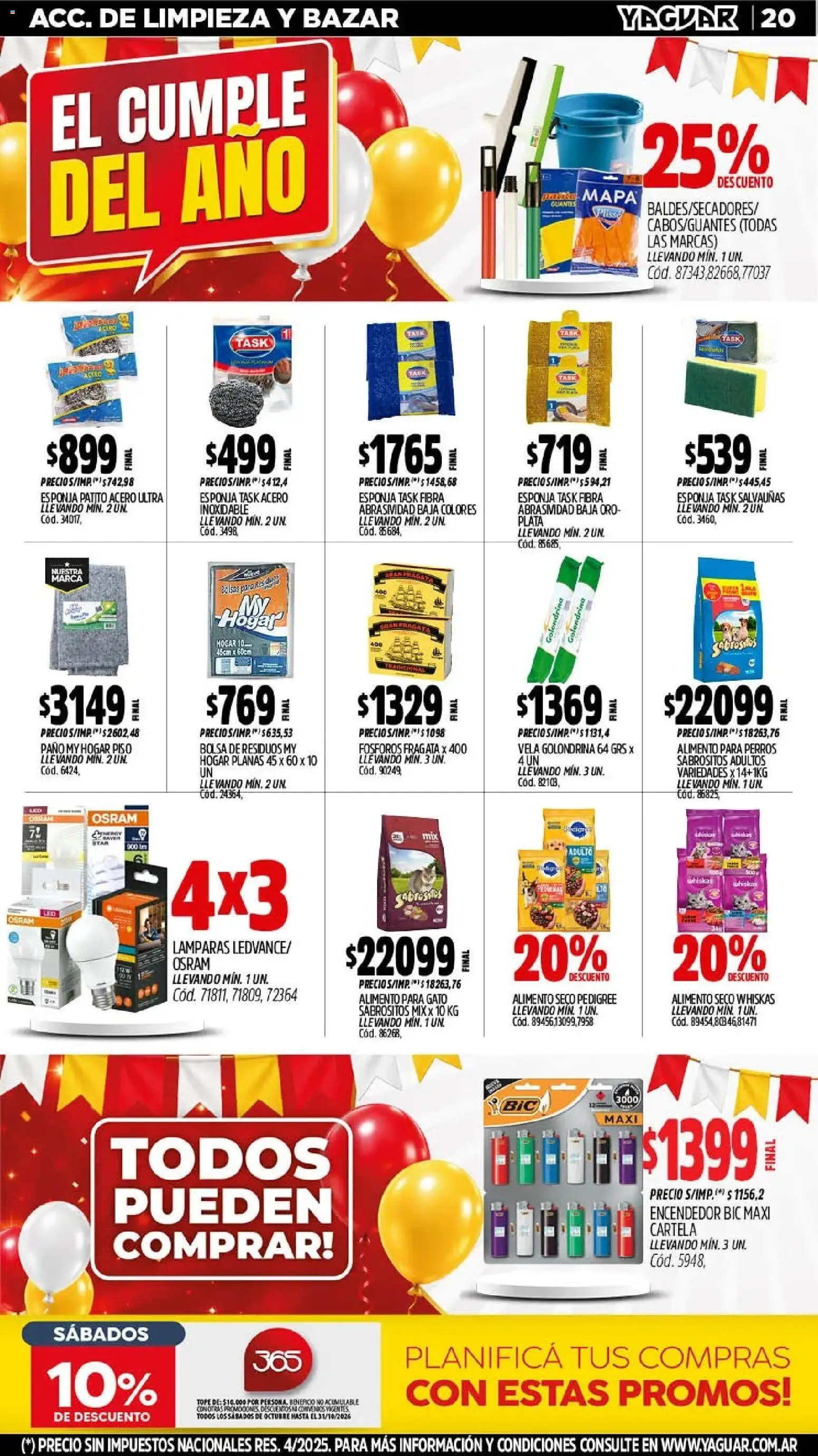 Yaguar - Oferta Semanal Parque Chacabuco │ válido desde el 26/10/2026 | Página: 22