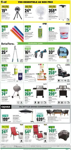 Preview of BMR weekly flyer / circulaire from shop BMR valid from Jul 9, 2026 | Page: 3 | Products: Iron, Fan, Table, Chair