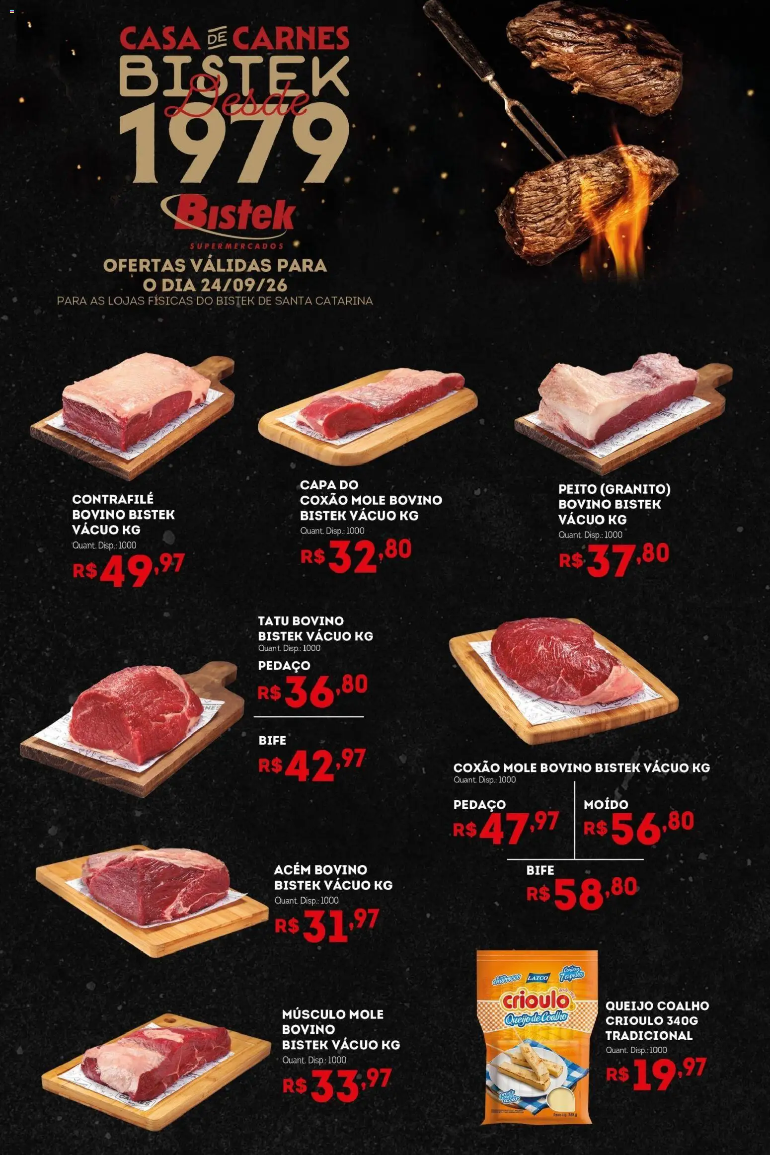 Bistek Supermercados Quinta-feira 24 Setembro