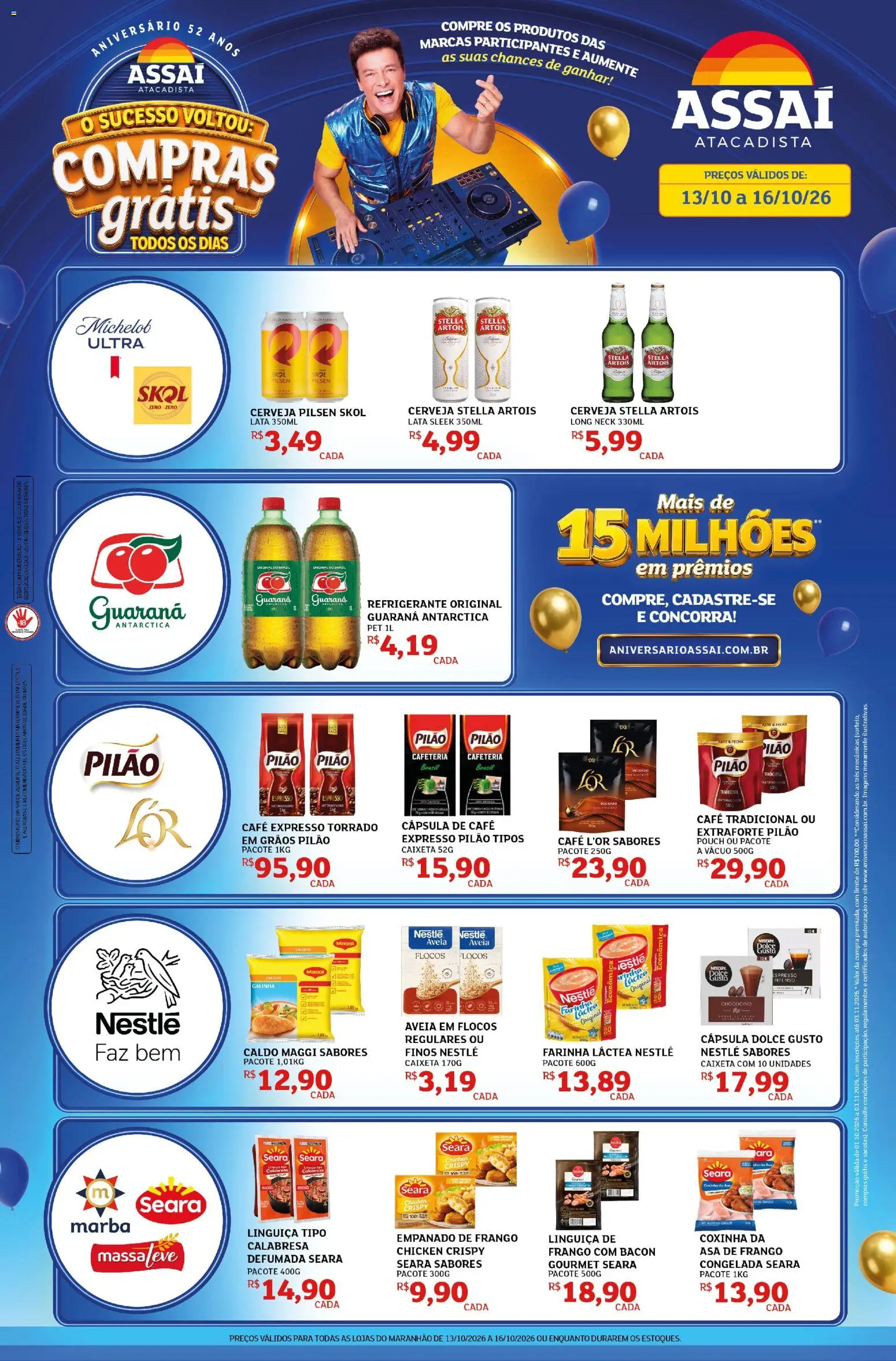 Assaí Atacadista Folheto - válido de 13/10/2026 | Página: 1