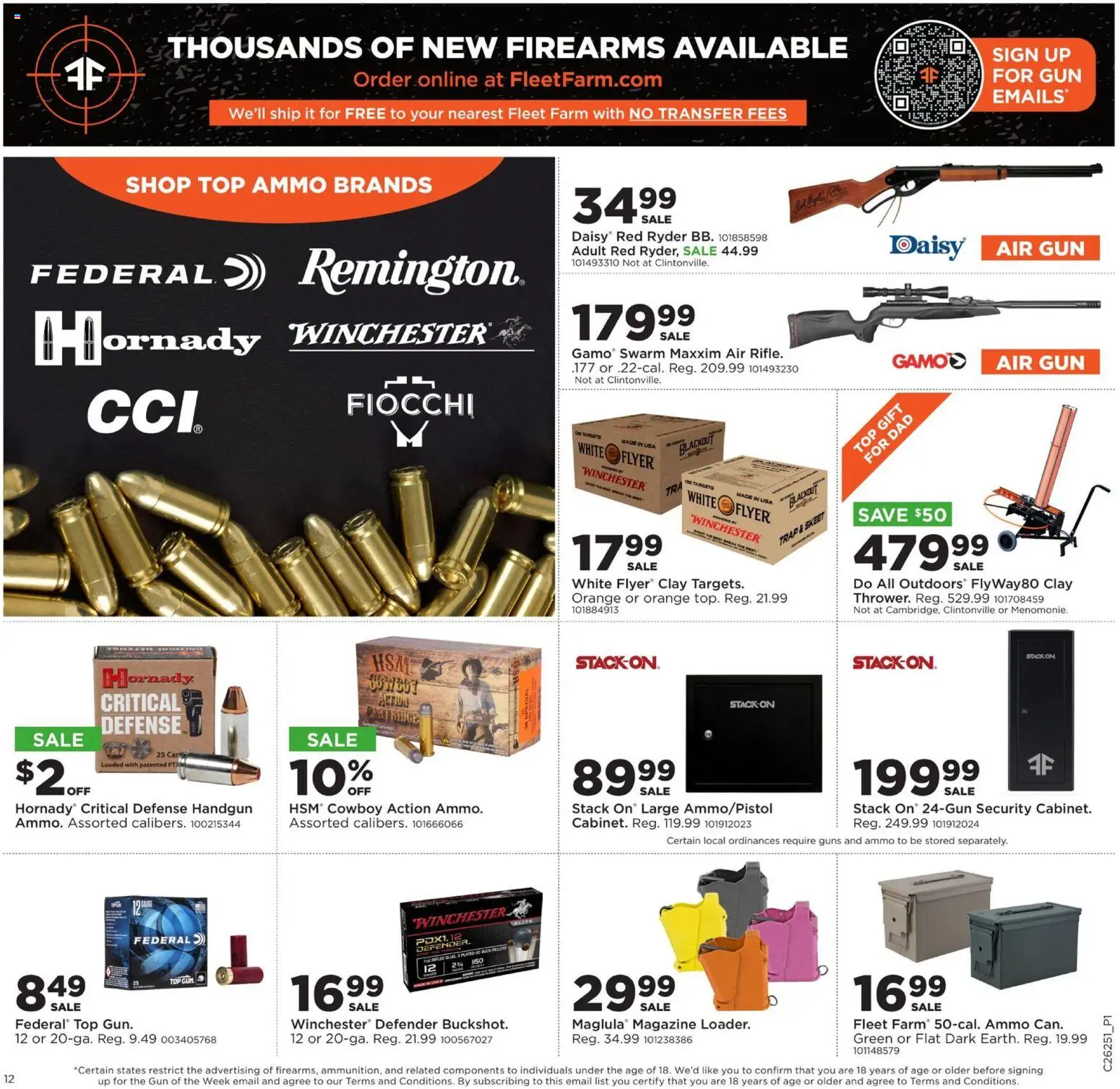 Mills Fleet Farm Weekly Ad - valid from 15.06.2026 | Page: 15 | Products: Ridge, Gun, Ammo, Handgun