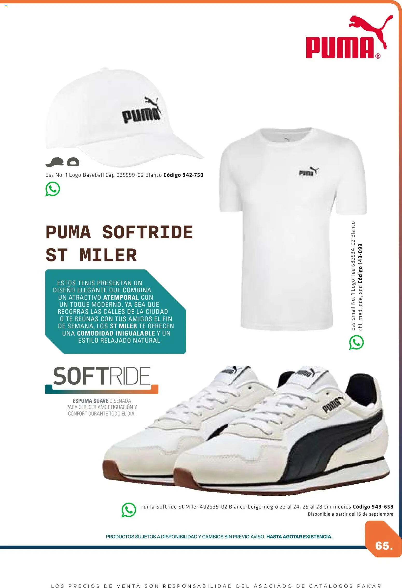 Nuevas ofertas de SC Pakar válidas en toda la República Mexicana desde el 28/08/2026. ¡Encuentra las mejores ofertas en SC Pakar catálogo Premium Men Tomo 2! | Página: 65 | Productos: Tenis, Espuma, Té