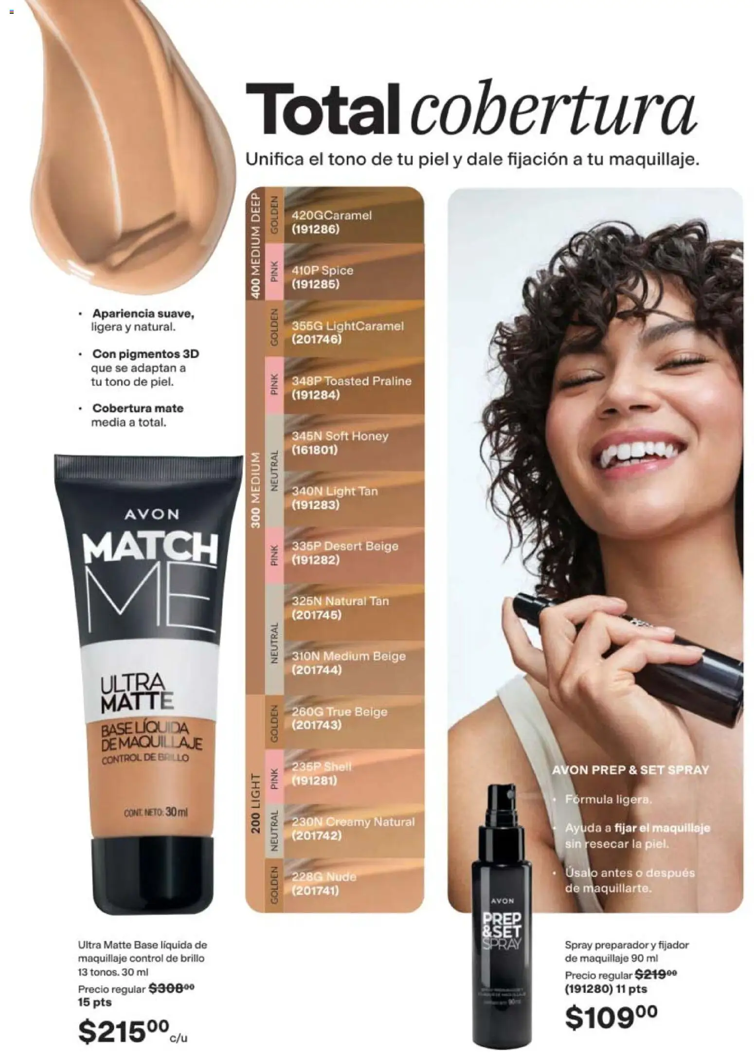 Nuevas ofertas de AVON válidas en toda la República Mexicana desde el 24.04.2026. ¡Encuentra las mejores ofertas en AVON campaña 7 2026! | Página: 41 | Productos: Fijador, Brillo, Mate, Maquillaje