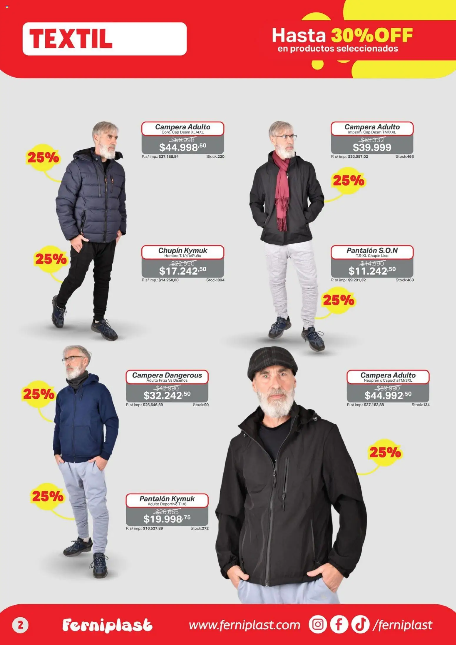 Ferniplast catálogo │ válido desde el 11.06.2026 | Página: 2 | Productos: Campera