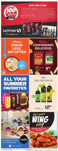 Preview of Safeway weekly ads valid from 07/08/2026 | Page: 6 | Products: Wc, Foundation, Cheese, Grill
