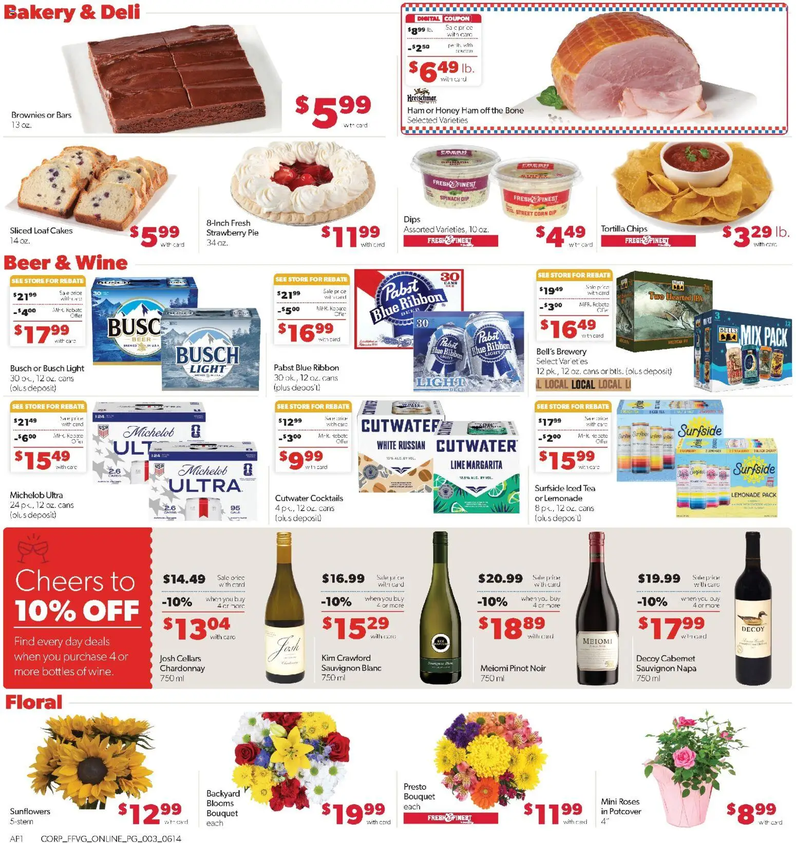 Family Fare Weekly Ad - MI - valid from 14.06.2026 | Page: 8 | Products: Corn, Beer, Tea, Chips