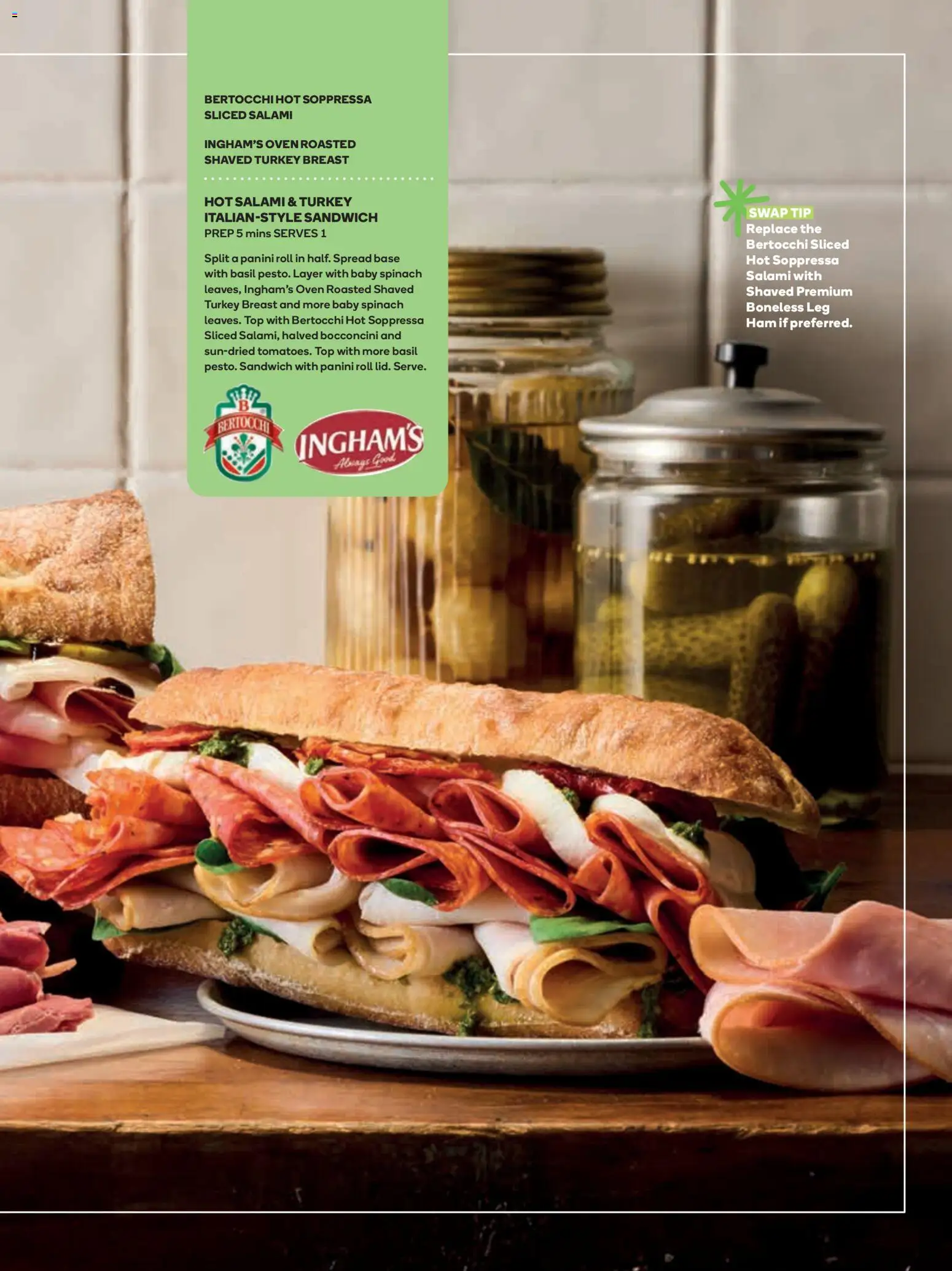 Woolworths catalogue - valid from 01.05.2026 | Page: 55 | Products: Salami, Spinach, Turkey, Oven