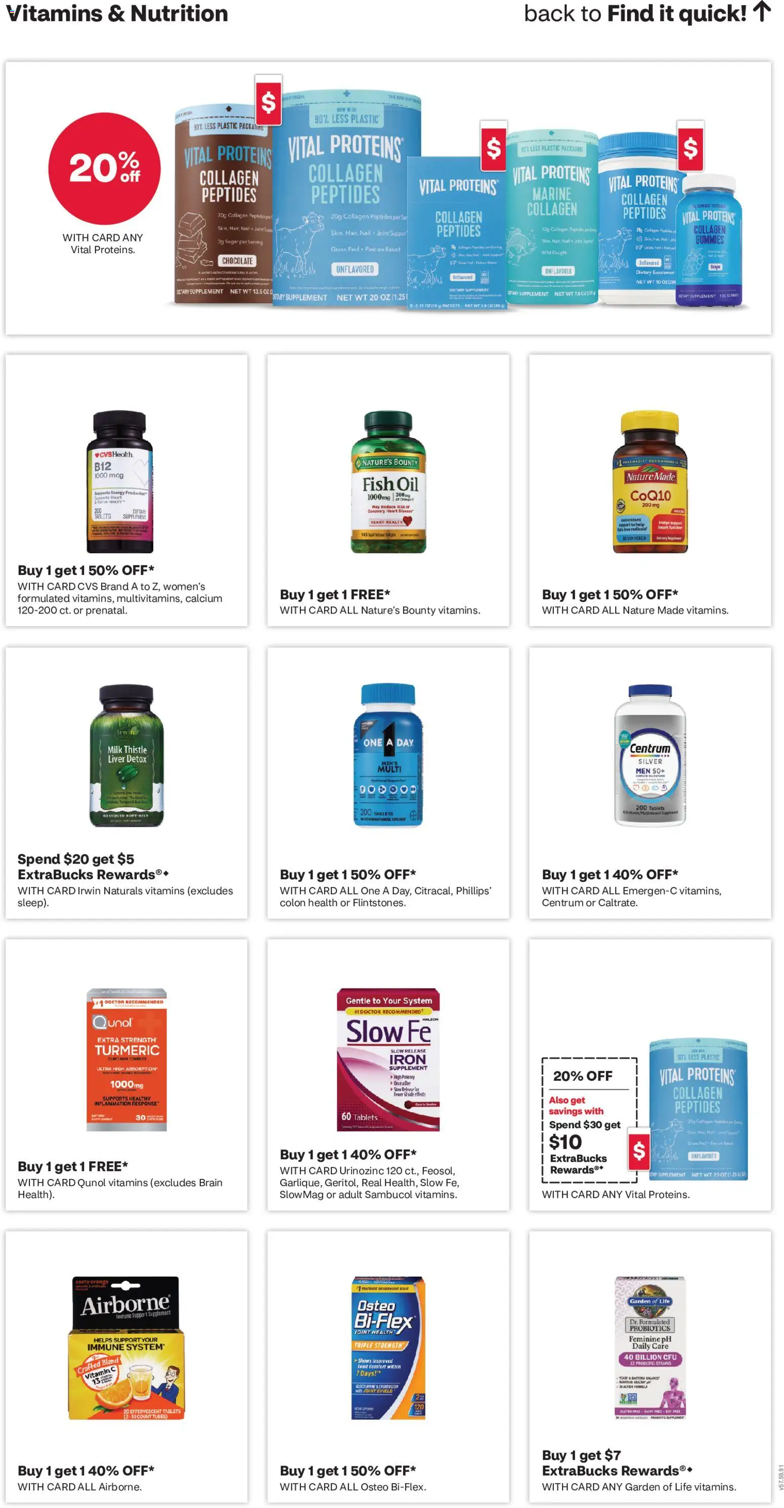 CVS Pharmacy Weekly Ad - WA - valid from 14.06.2026 | Page: 10 | Products: Vitamin, Fish Oil, Oil, Chocolate