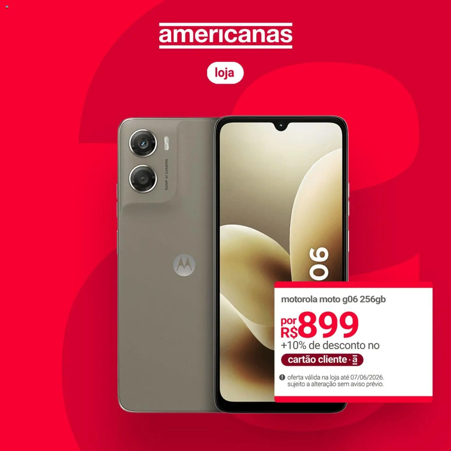 Lojas Americanas Folheto - válido de 04.06.2026 | Página: 1