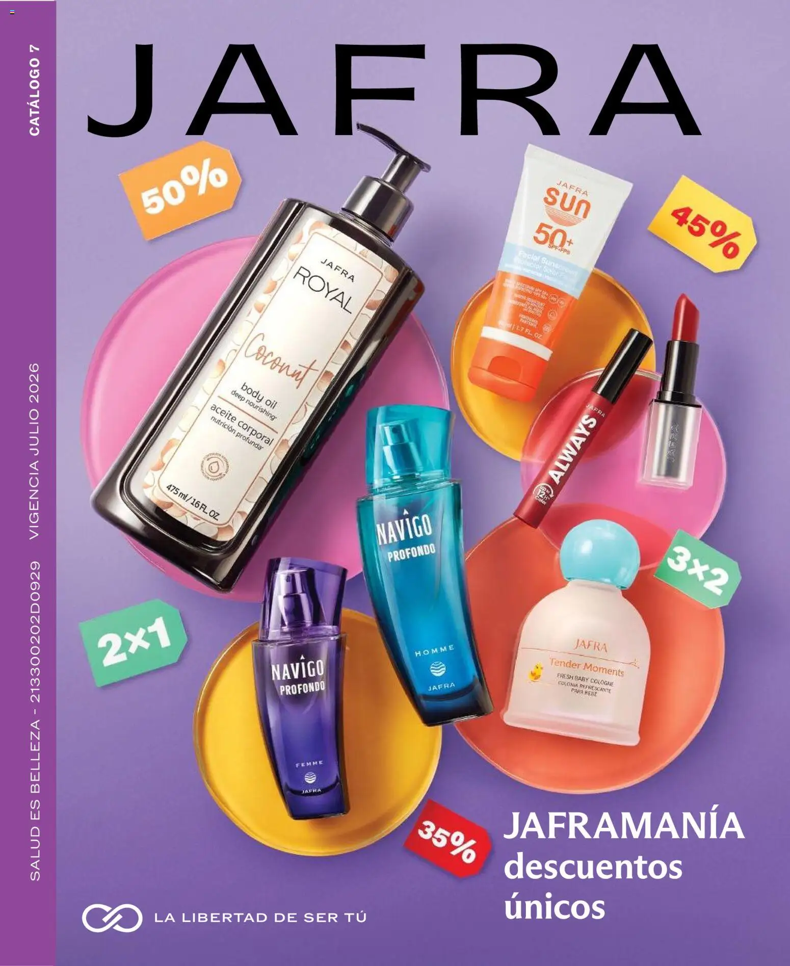 Actual JAFRA CATÁLOGO 2026 de 01/07 (Julio) catalogue cover