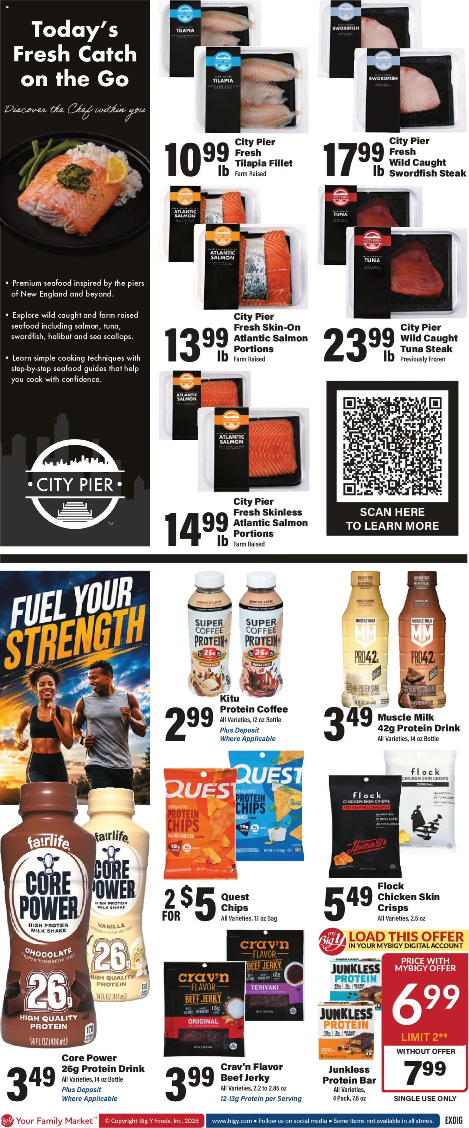 Big Y Weekly Ad - valid from 09/17/2026 | Page: 2 | Products: Protein, Protein drink, Steak, Vanilla