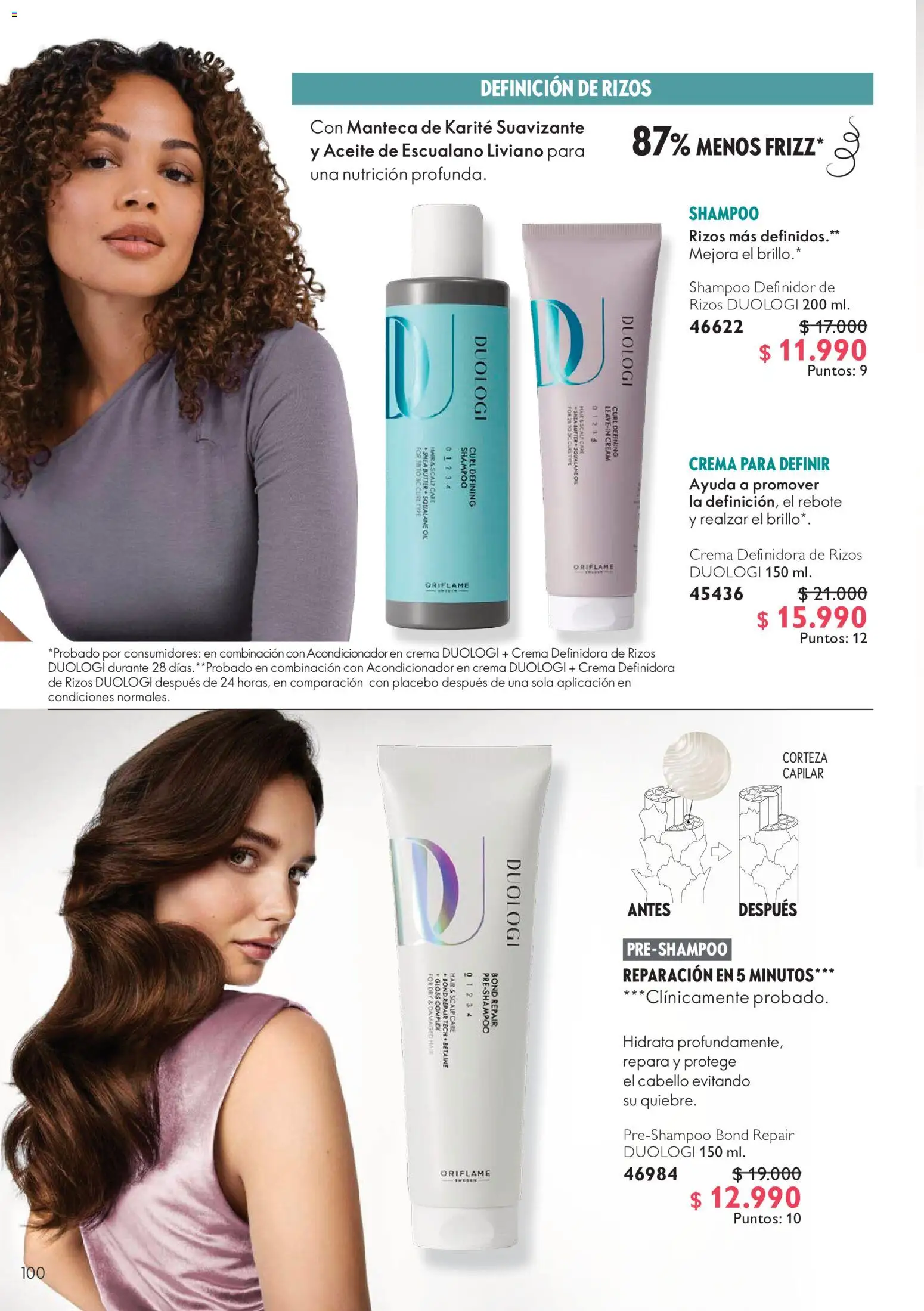 Oriflame catálogo │ válido desde el 11.09.2026 | Página: 100 | Productos: Acondicionador, Manteca de karité, Shampoo, Crema