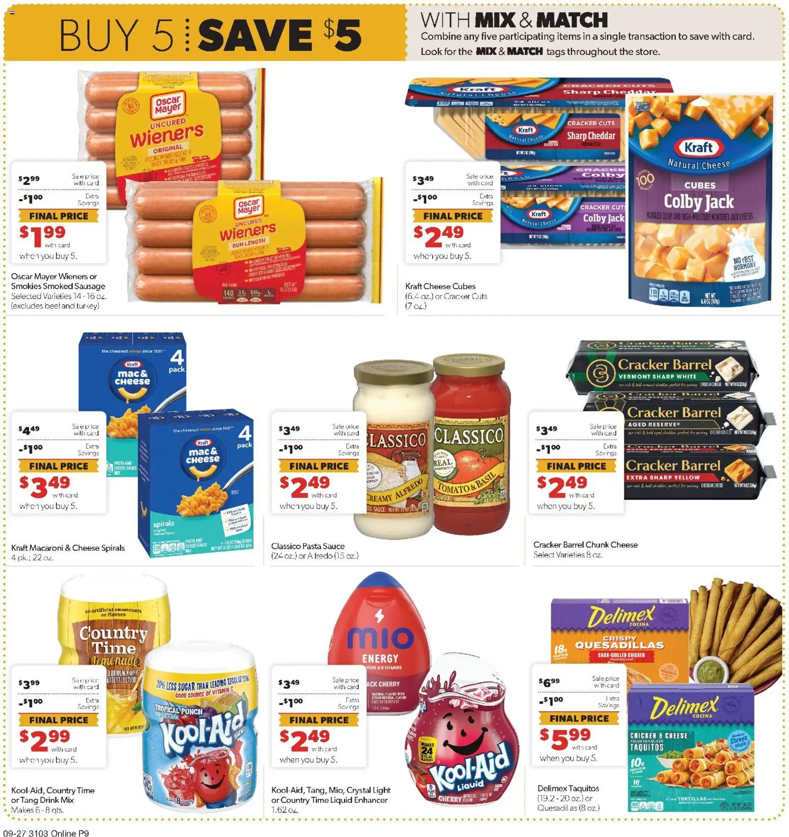Family Fare Weekly Ad - ND - valid from 09/27/2026 | Page: 5 | Products: Vitamin, Chicken, Sugar, Sausage