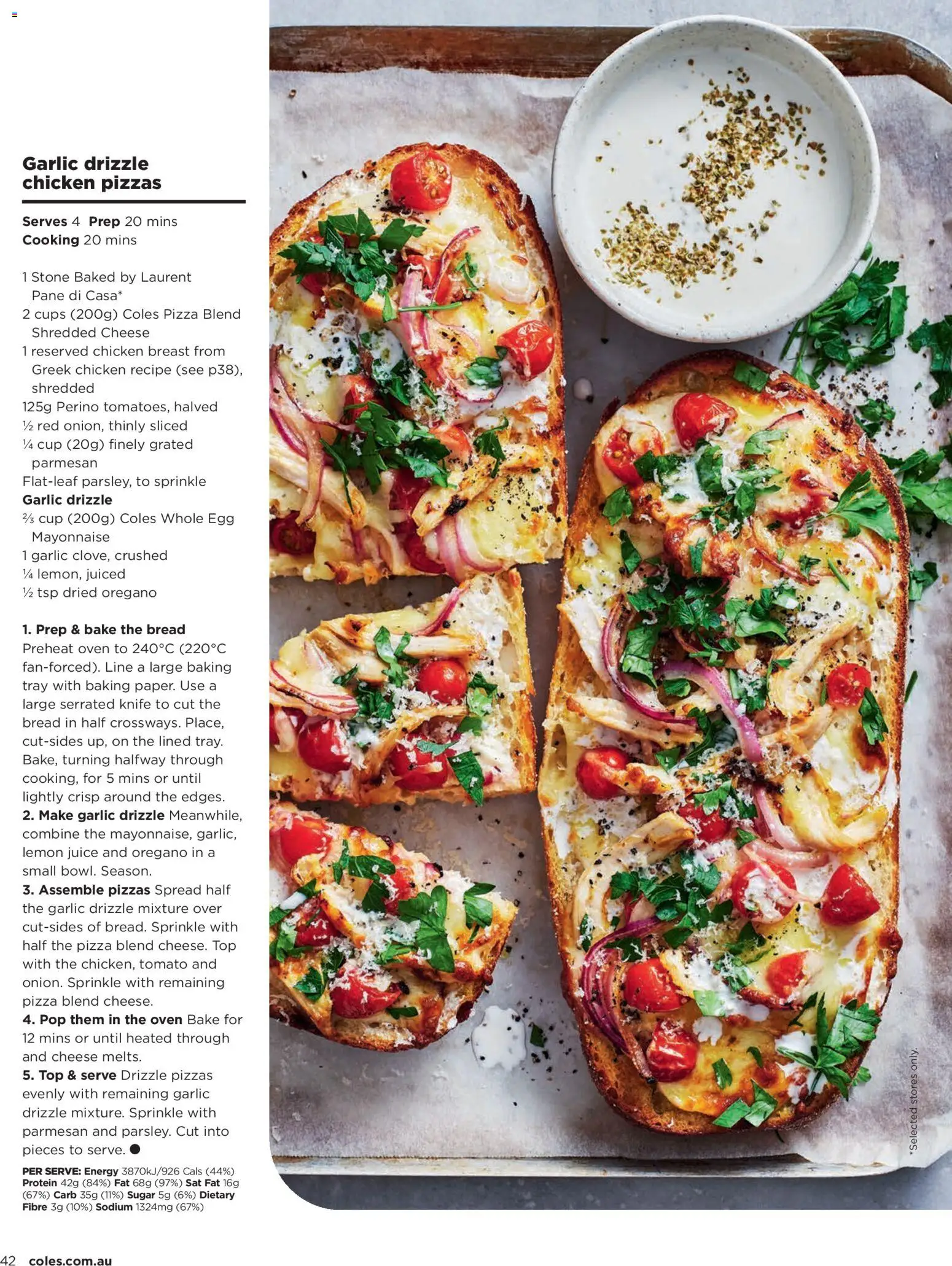 Coles catalogue - valid from 01/09/2026 | Page: 42 | Products: Pizza, Juice, Oven, Lemon juice