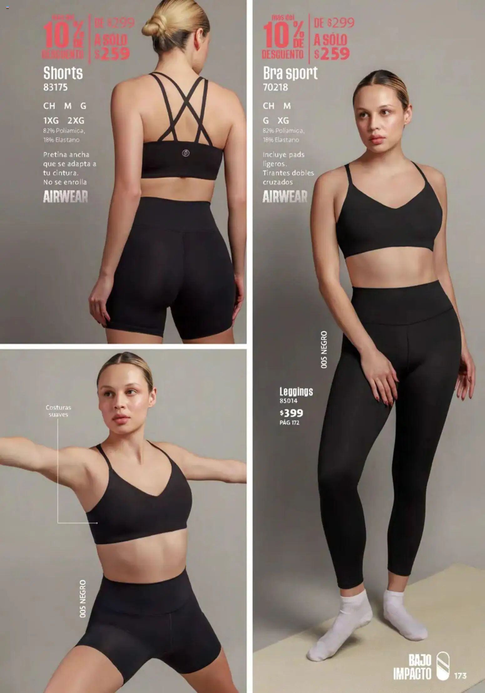 Nuevas ofertas de Ilusión válidas en toda la República Mexicana desde el 01/10/2026. ¡Encuentra las mejores ofertas en Ilusión catálogo Invierno! | Página: 175 | Productos: Leggings, Tirantes