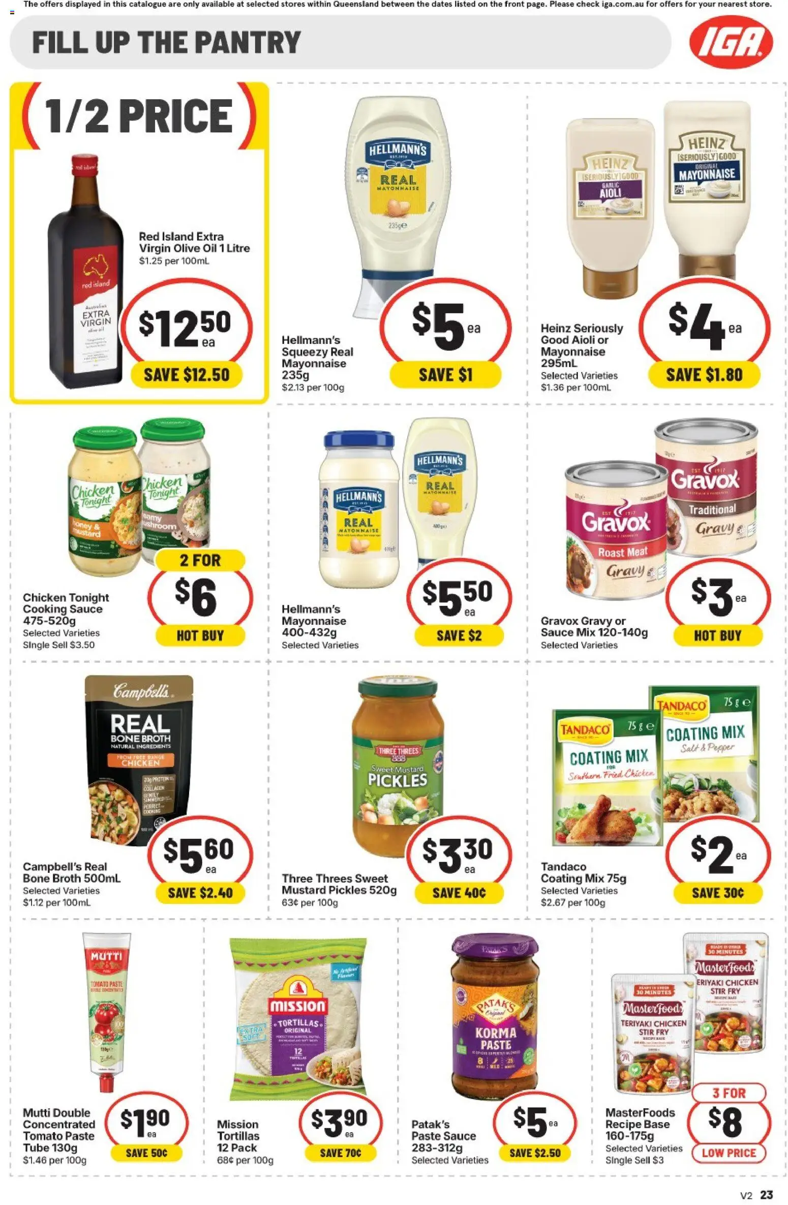 IGA catalogue - valid from 22/07/2026 | Page: 19 | Products: Oil, Mustard, Pepper, Garlic