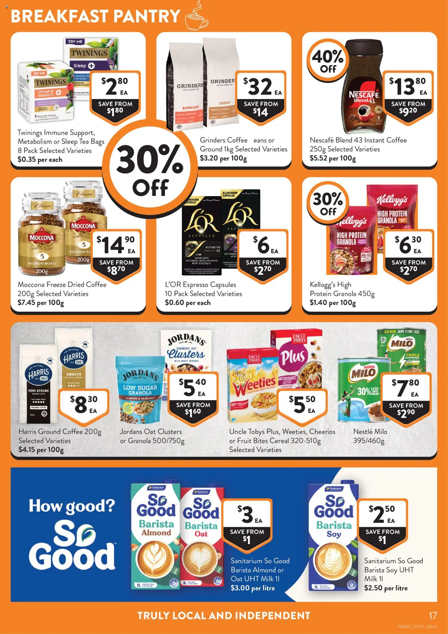 Foodworks catalogue - valid from 09/09/2026 | Page: 17 | Products: Granola, Fruit, Nescafe, Instant coffee