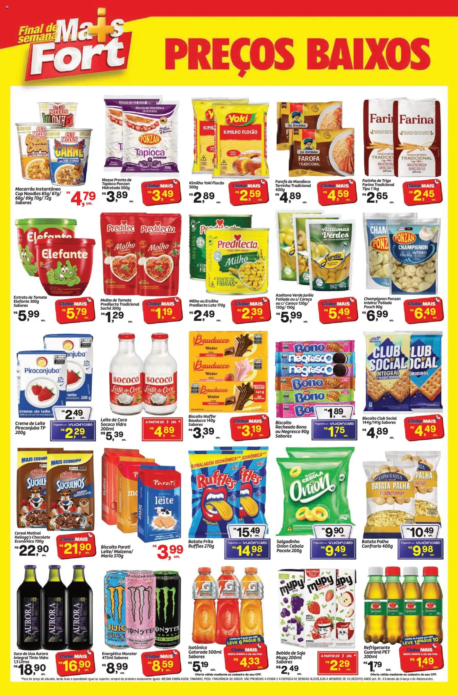 Fort Atacadista Folheto - válido de 29/08/2026 | Página: 2 | Produtos: Tomate, Carne defumada, Sucrilhos, Batata palha