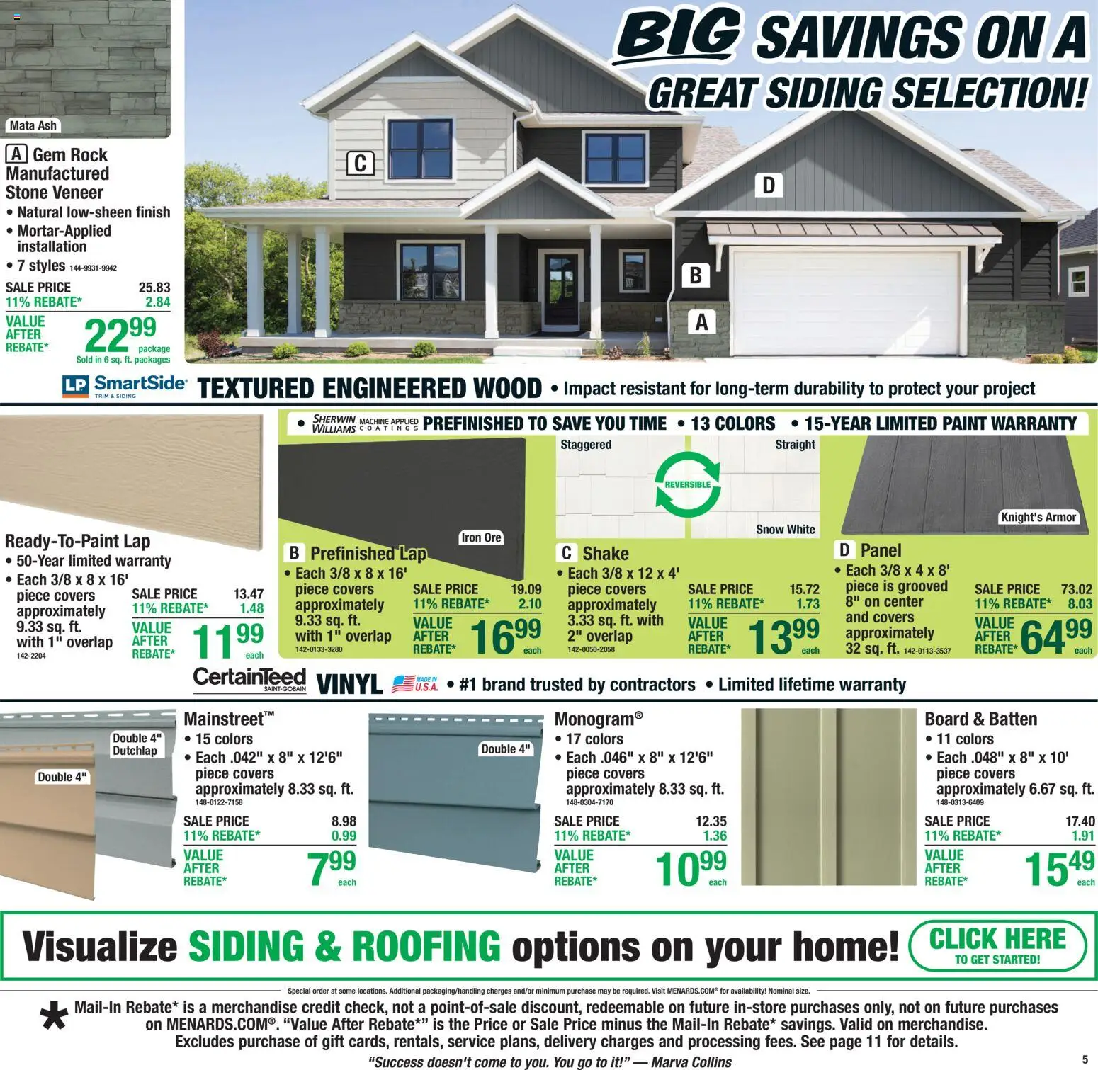 Menards Weekly Ad - valid from 04.03.2026 | Page: 5 | Products: Trim, Iron