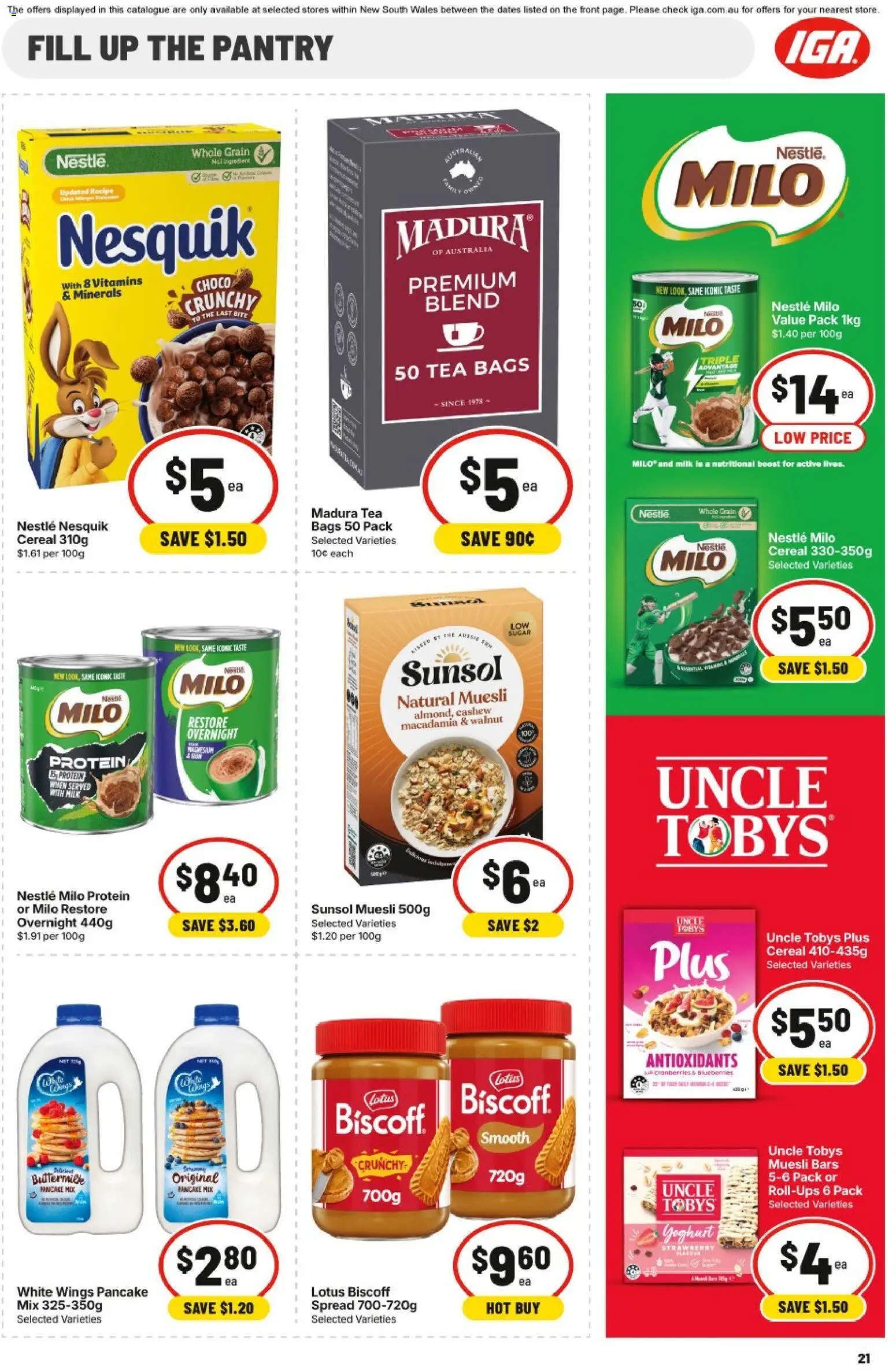 IGA catalogue - valid from 30/09/2026 | Page: 17 | Products: Protein, Tea, Cranberries, Lotus